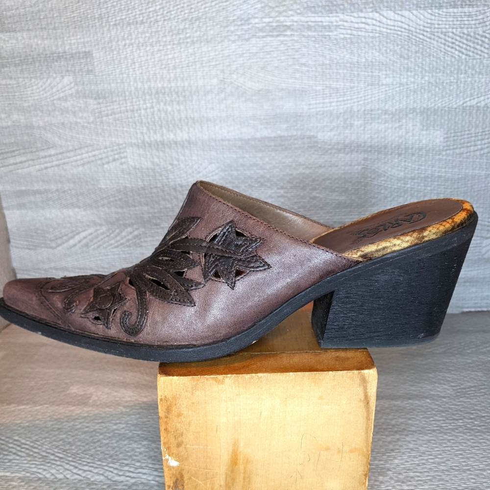 Carlos by Carlos Santana Rodeo Leather Cutout Bootie, 7 - Picture 5 of 16